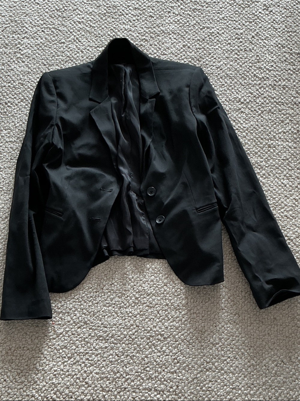 Express Black Women's Tailored Two-Button Blazer